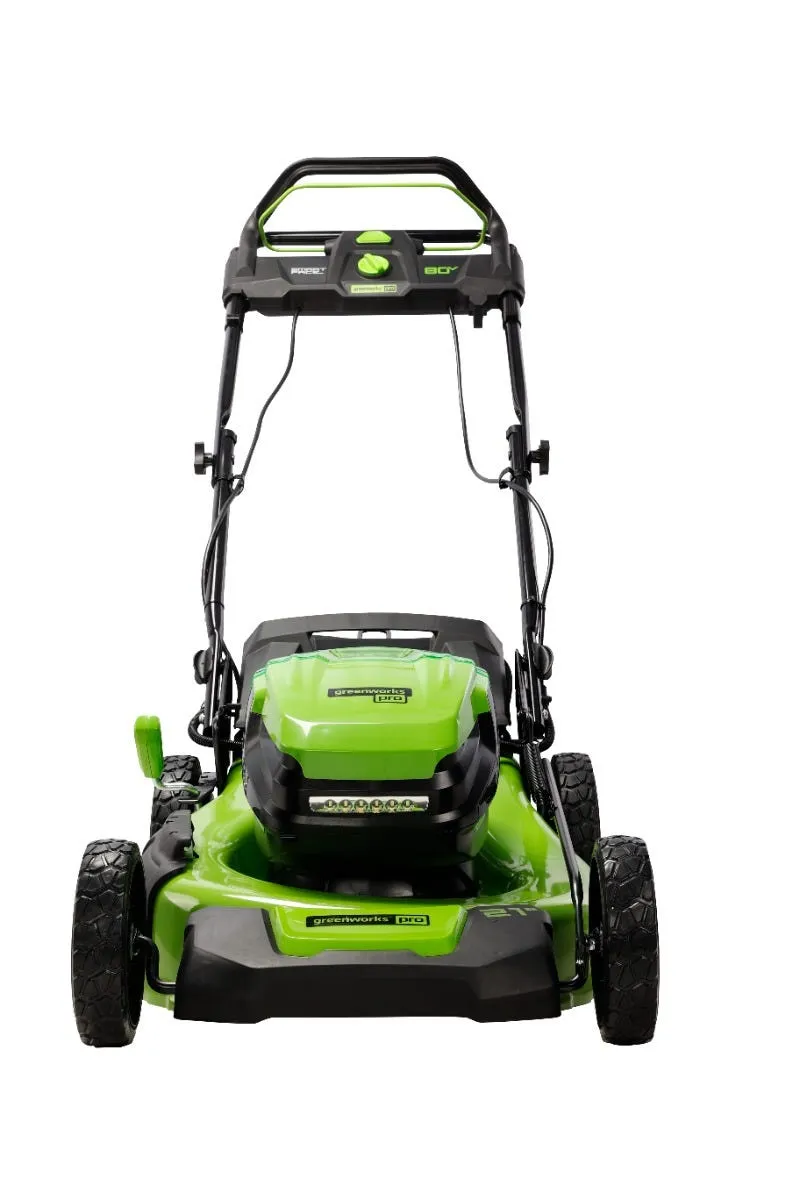 80V 21" Cordless Battery Self-Propelled Mower (SmartPace) w/ (2) 2.5Ah Batteries & Dual Port Charger