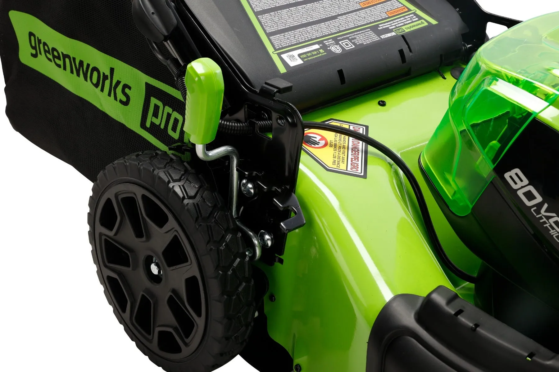 80V 21" Cordless Battery Self-Propelled Mower (SmartPace) w/ (2) 2.5Ah Batteries & Dual Port Charger