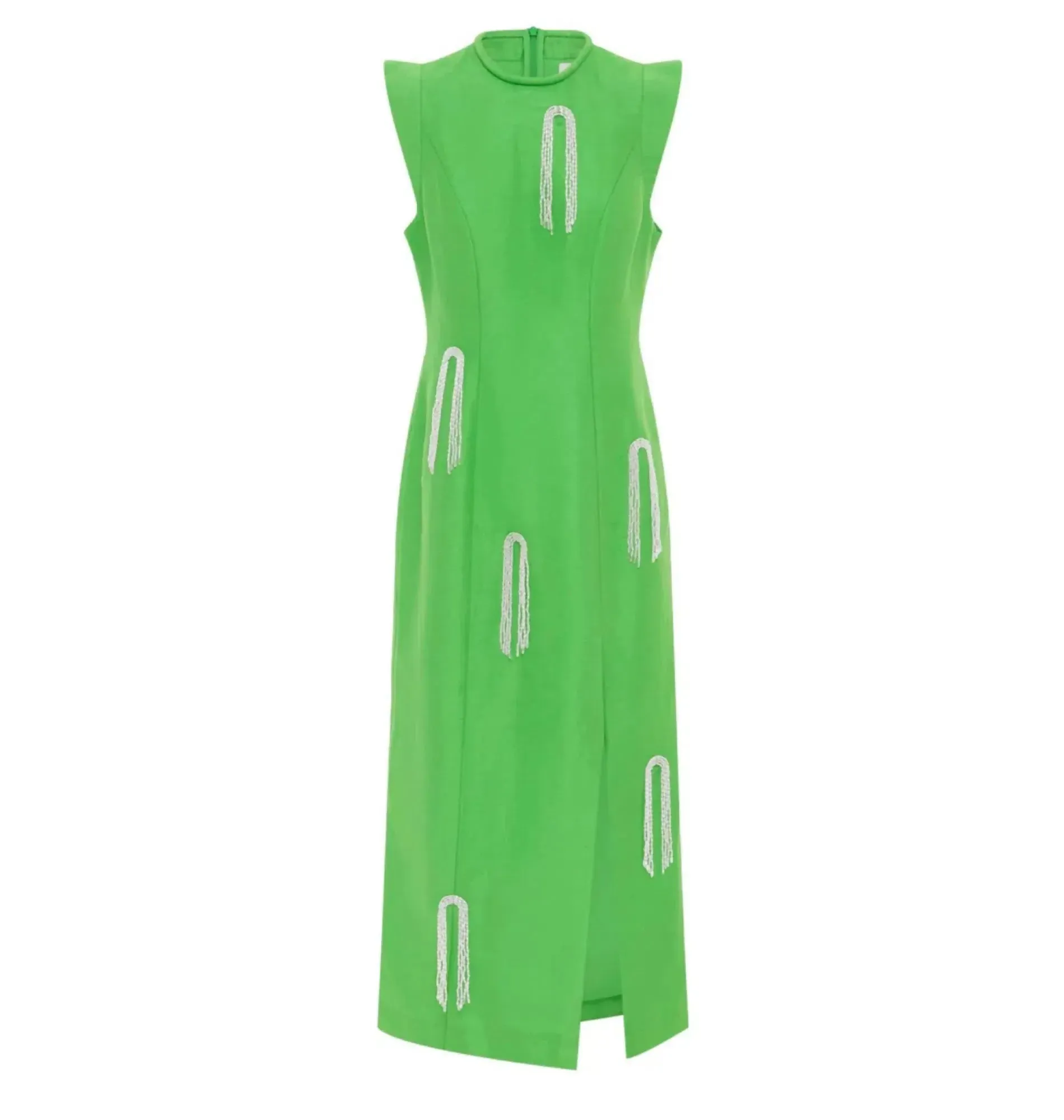 Alemais Dazzle Midi Dress Green