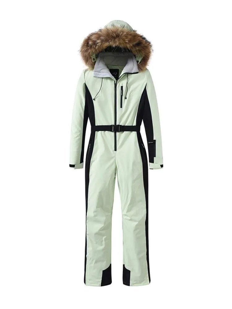 ARCTIC QUEEN Insulated Fur Hood One Piece - Women's