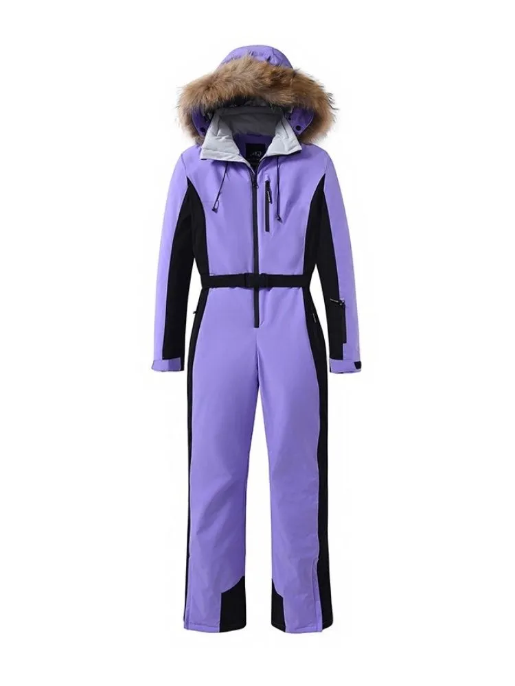 ARCTIC QUEEN Insulated Fur Hood One Piece - Women's