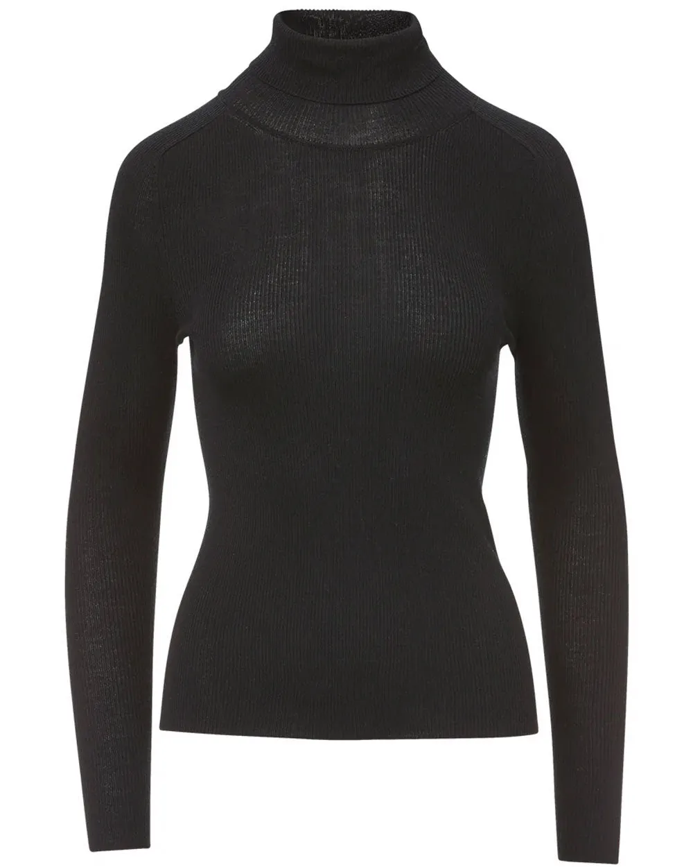 Black Calista Turtleneck