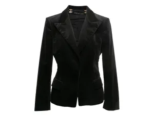 Black Gucci Velvet Blazer Size IT 44