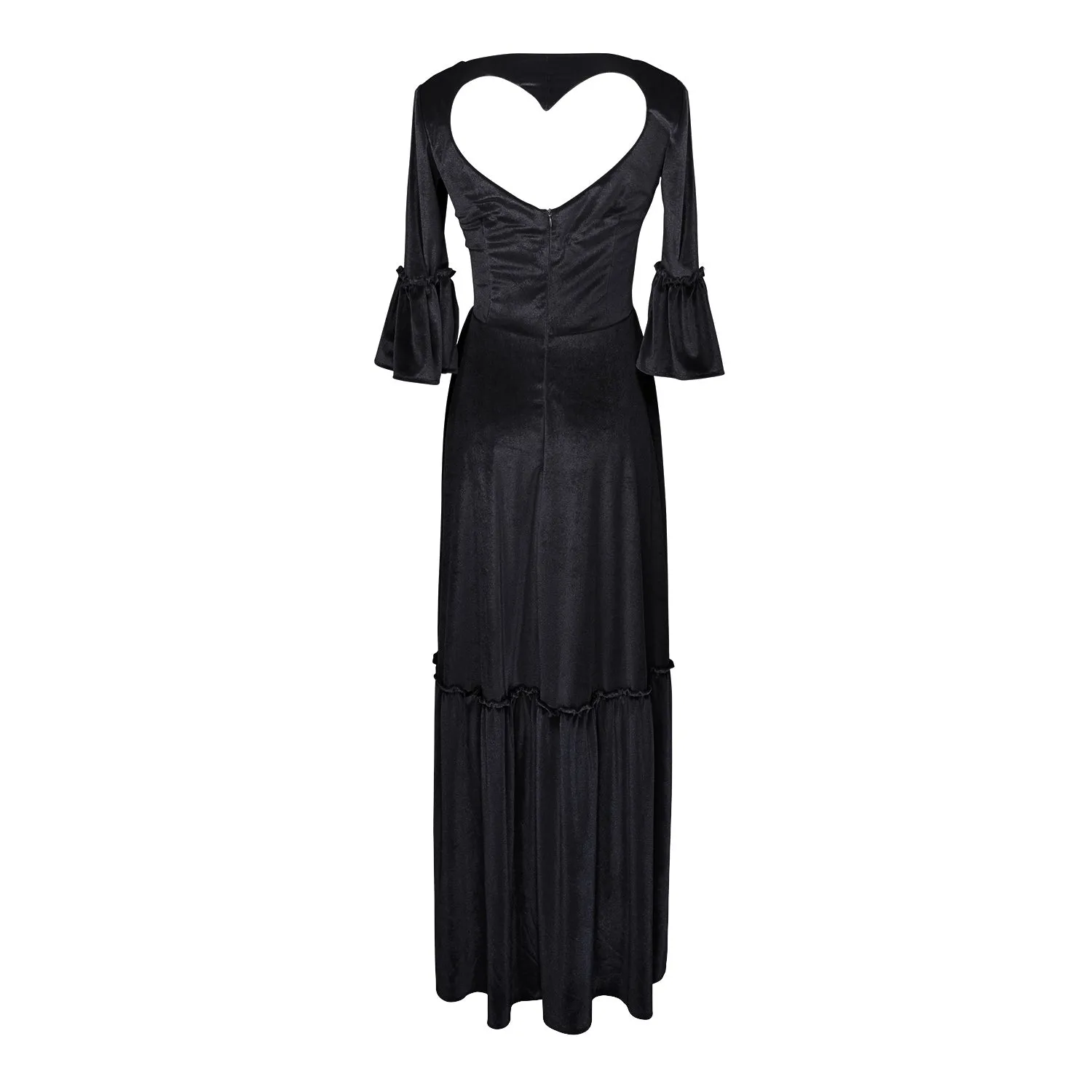 Black Velvet Sweetheart Dress