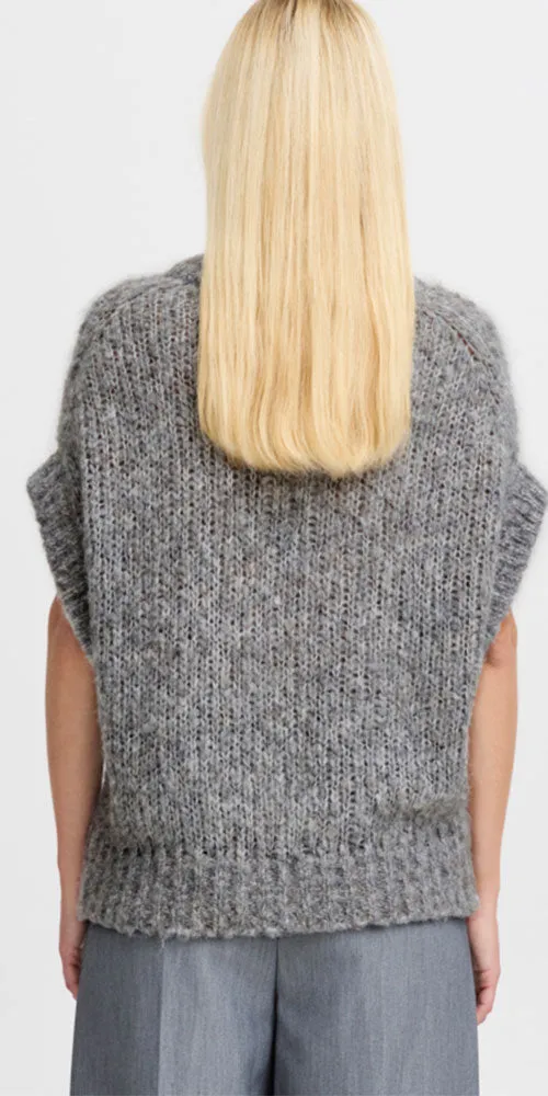 B.Young Knitted Pullover Vest