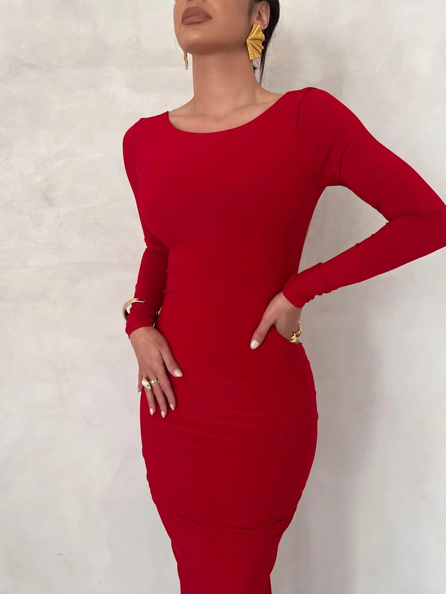 Camila Dress - Red