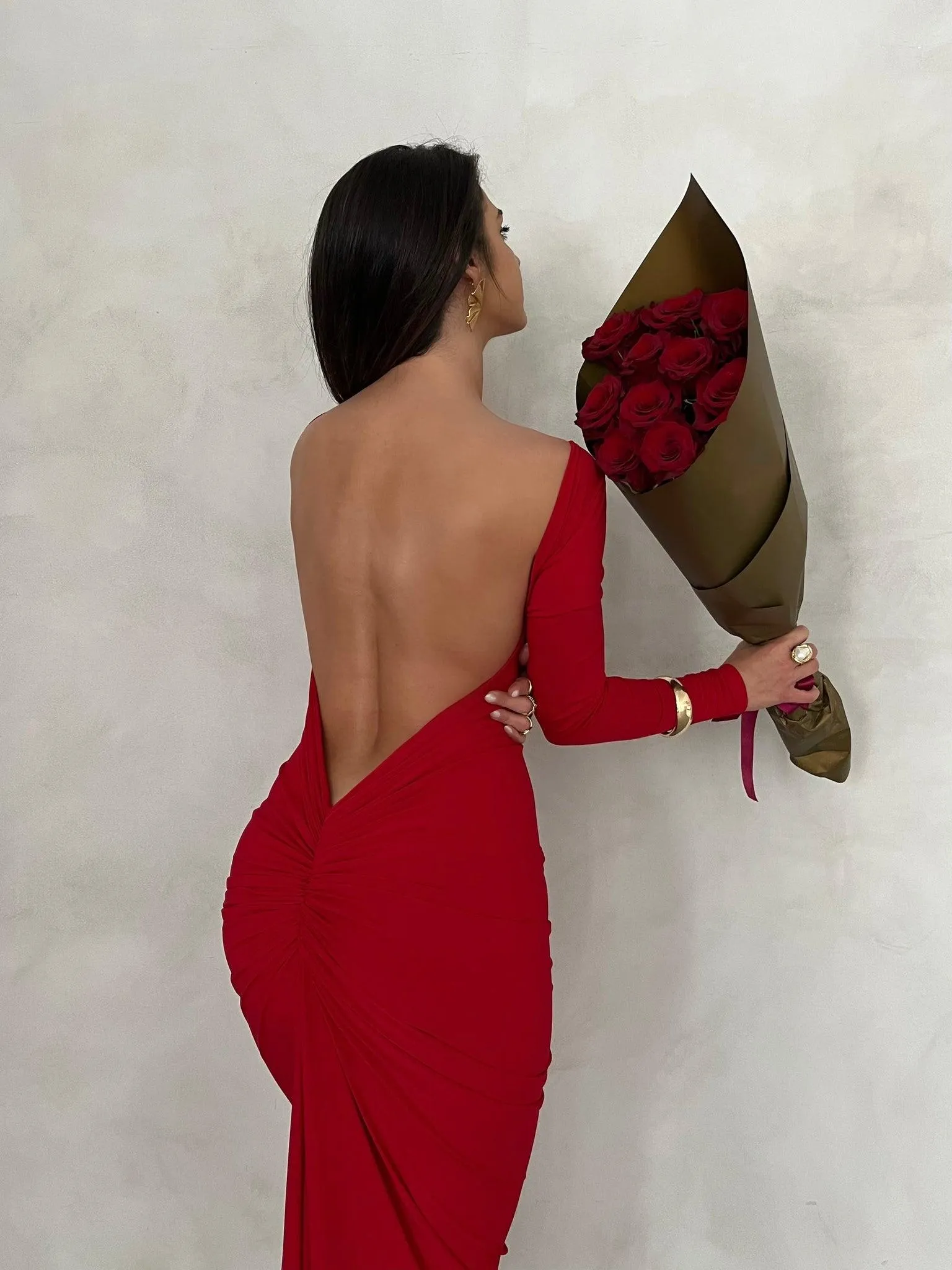 Camila Dress - Red