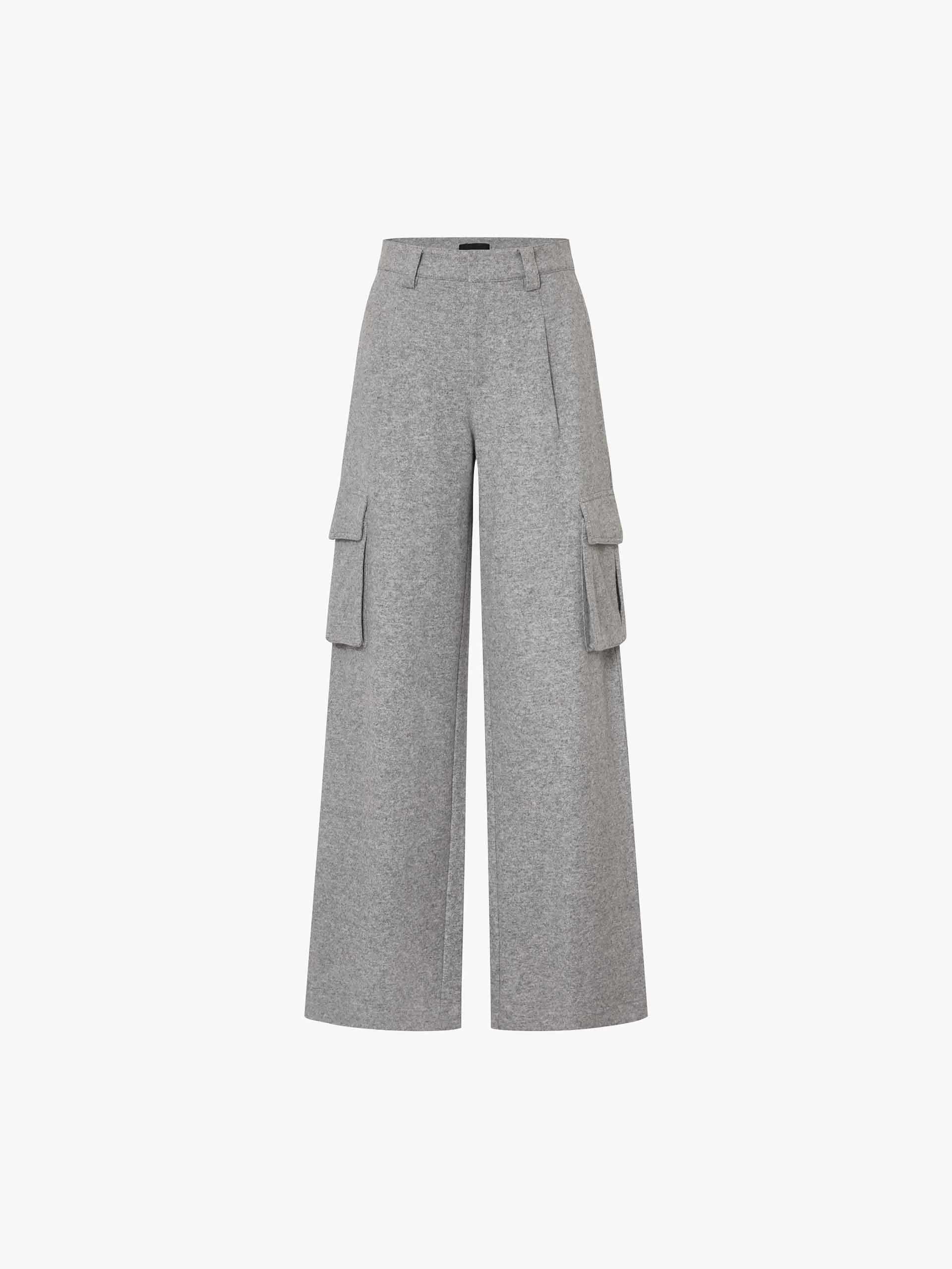 Cargo Pocket Wide Leg Pants