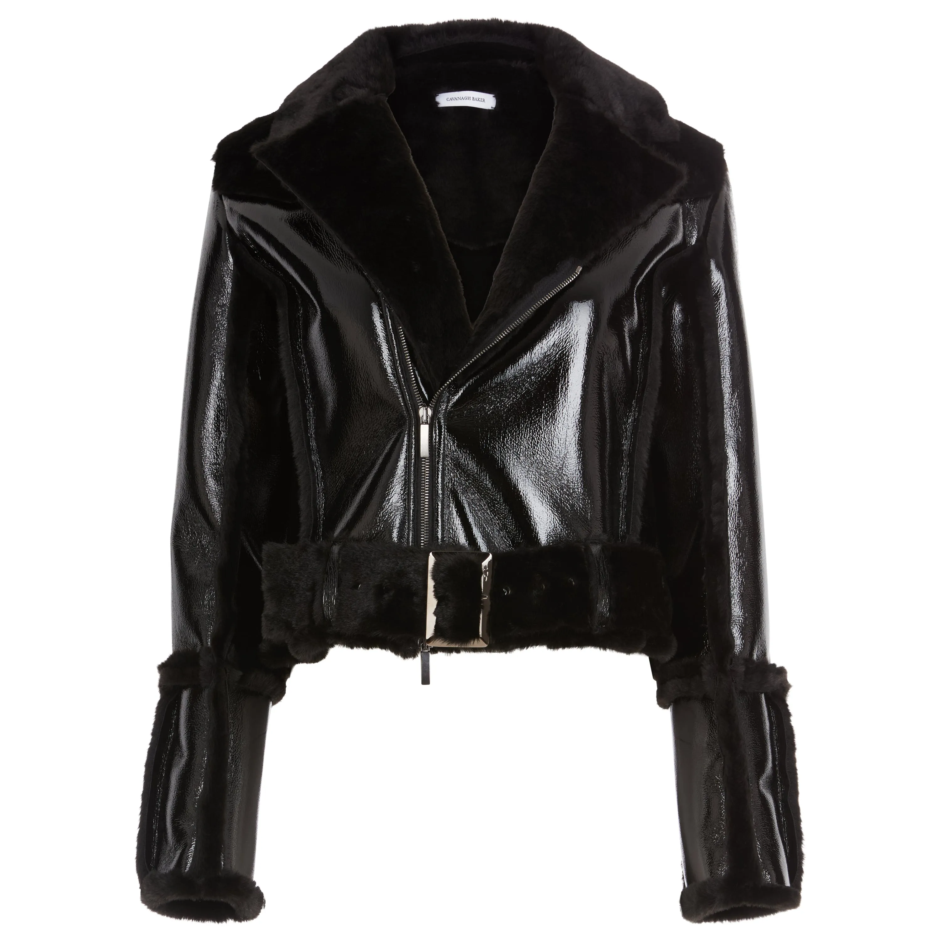 Faux Shearling Moto Jacket