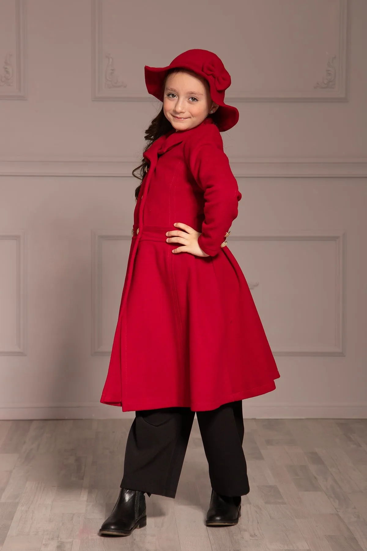 FLARED GIRL COAT