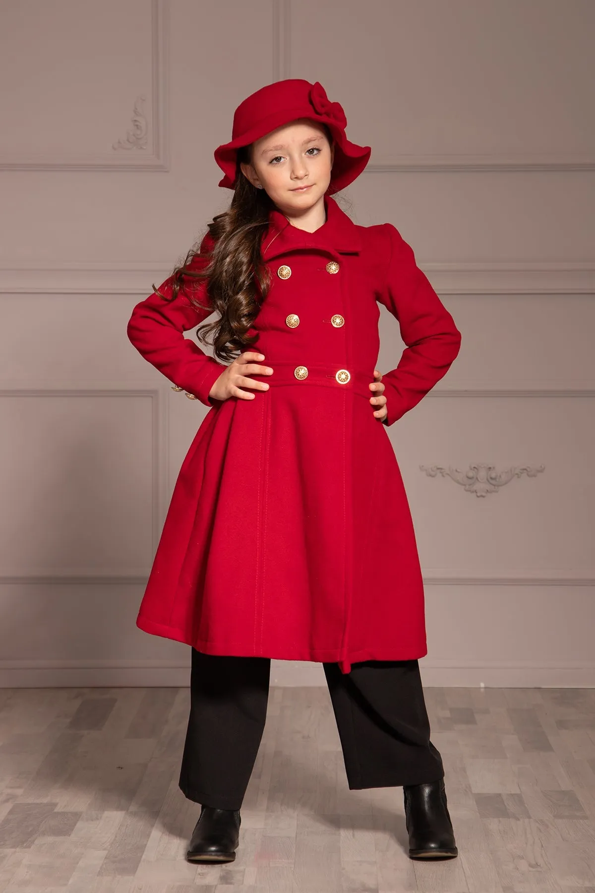 FLARED GIRL COAT