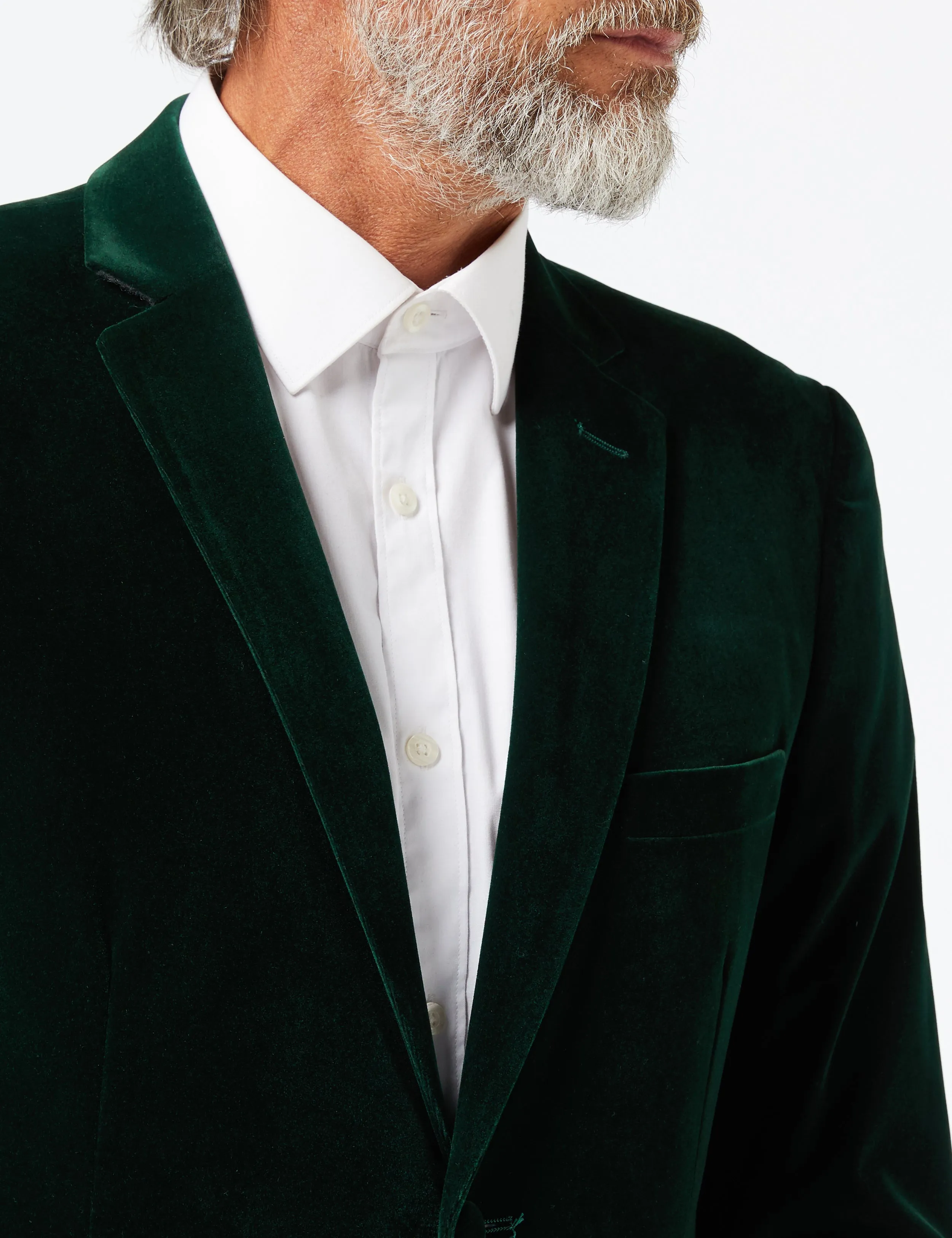 GARY- GREEN VELVET BLAZER