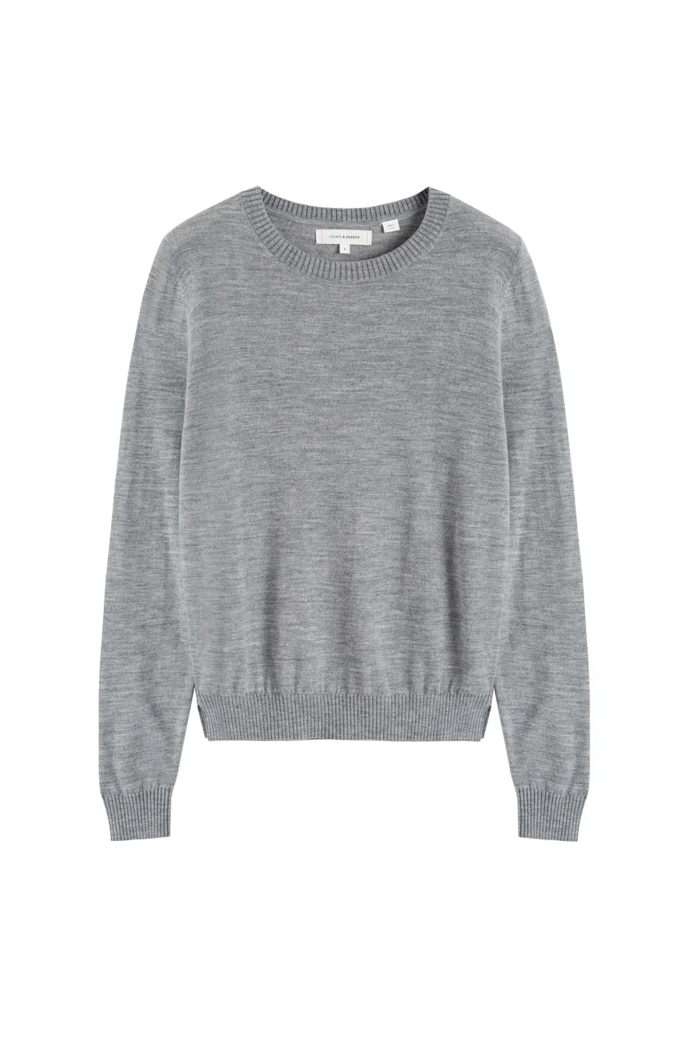 Grey Pure Merino Sweater