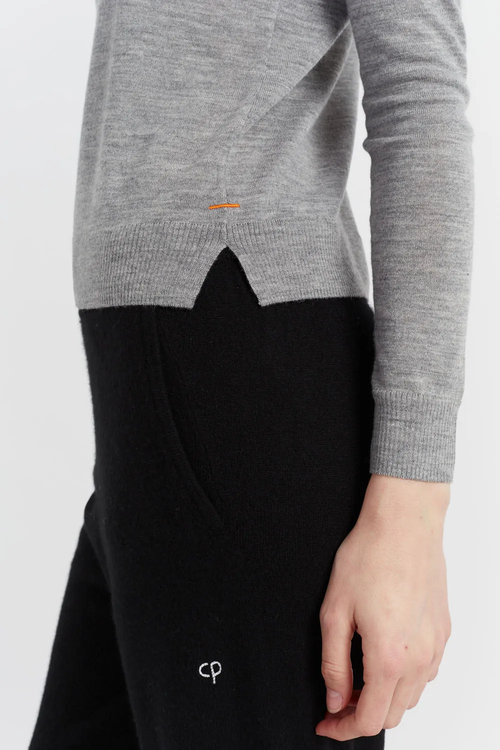 Grey Pure Merino Sweater