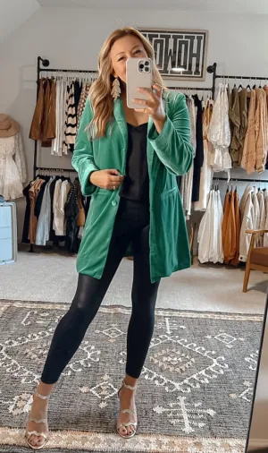 Holiday Best Velvet Blazer