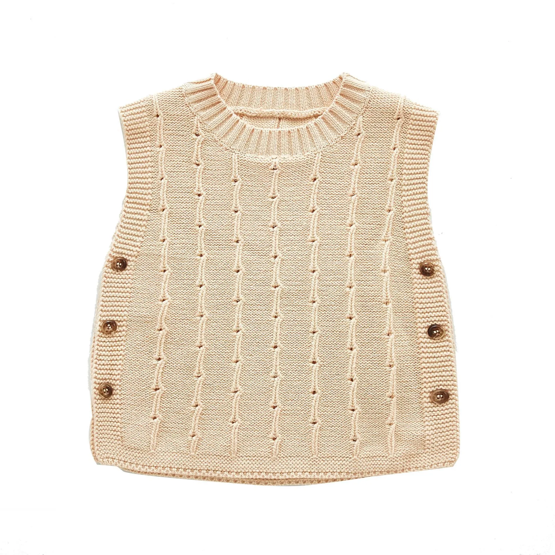 Infant Knitted Sweater Vest - Unisex