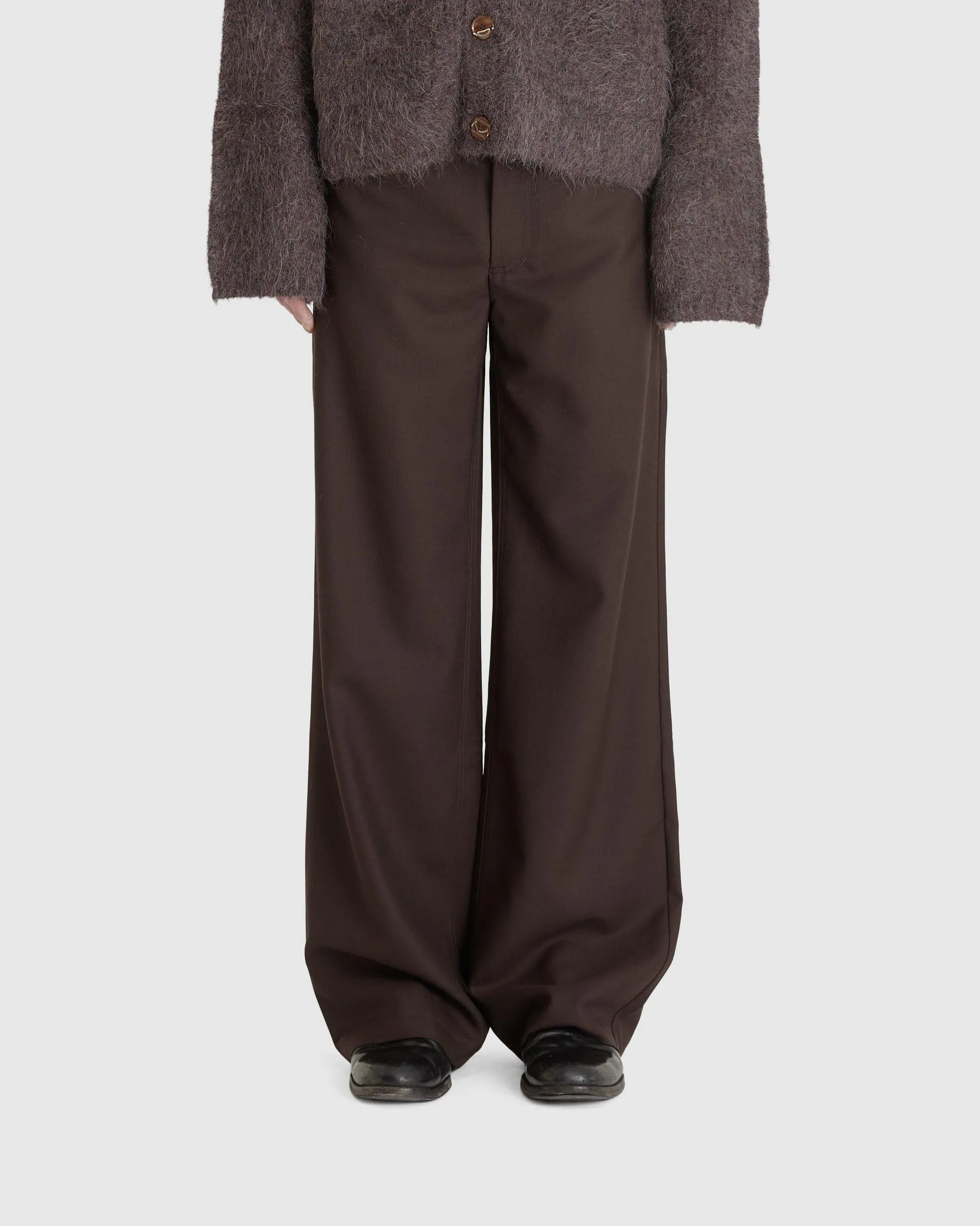 Jiro Trouser Sludge Wool