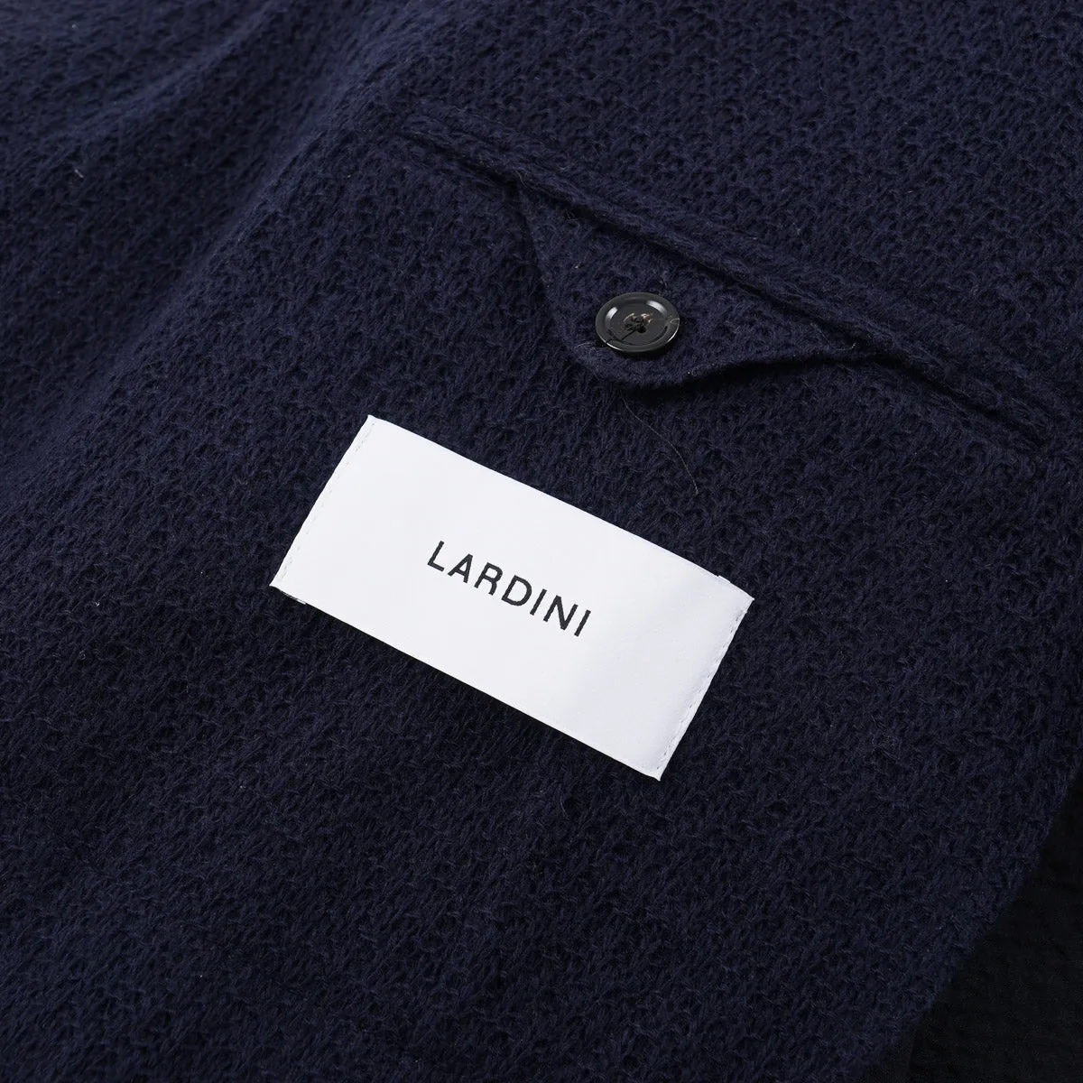 Lardini Knit Wool and Cashmere Blazer