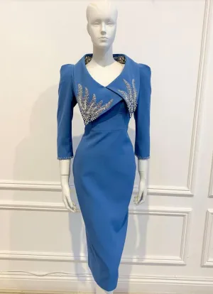 Maria dress in Blue