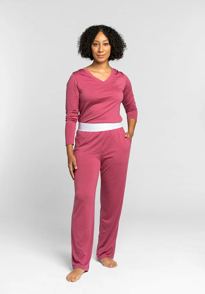 Maya Lounge Pants • Final Sale Deals! - Red Violet