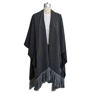 Mersea Bohemian Rhapsody Fringed Wrap One Size