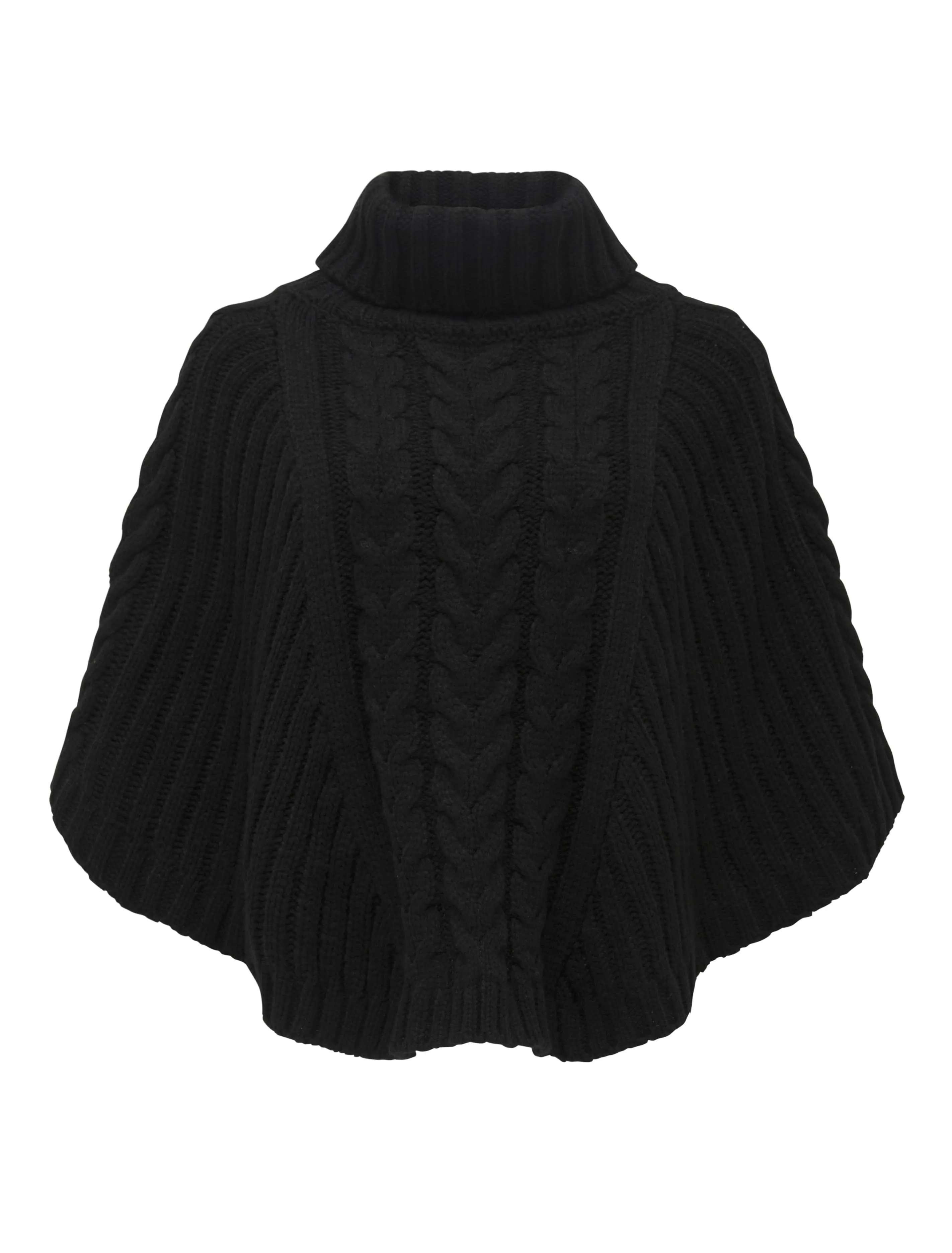 Mimi Cable Knit Poncho