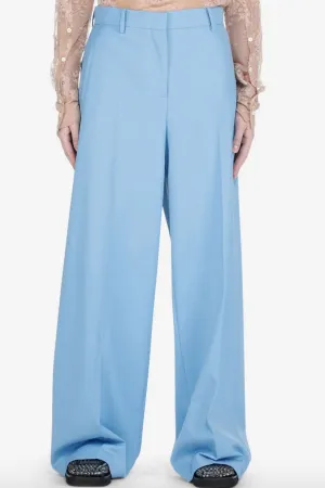 No.21 - Wide Leg Trousers: Celeste