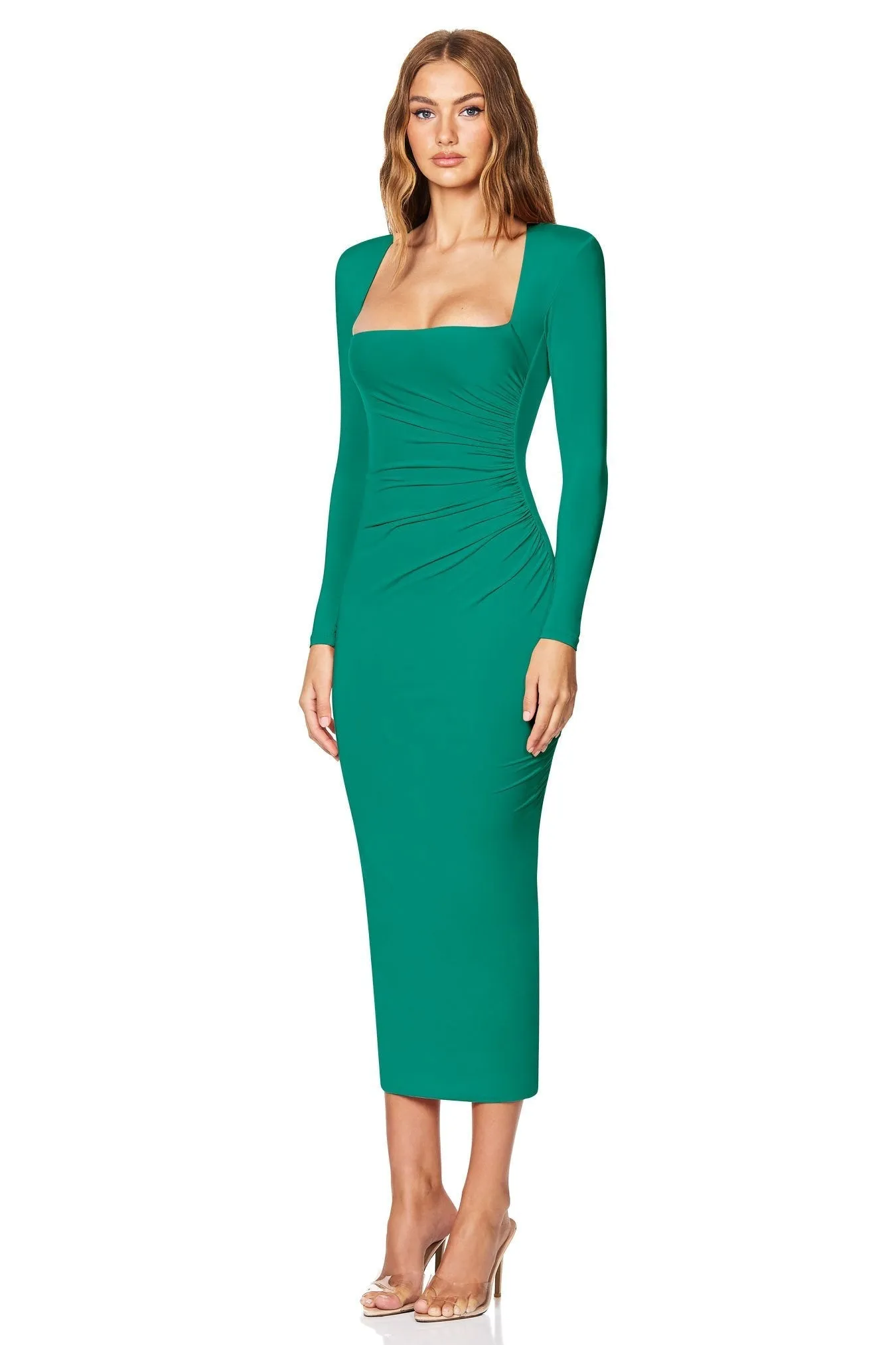 Nookie Dare Midi Dress - Emerald