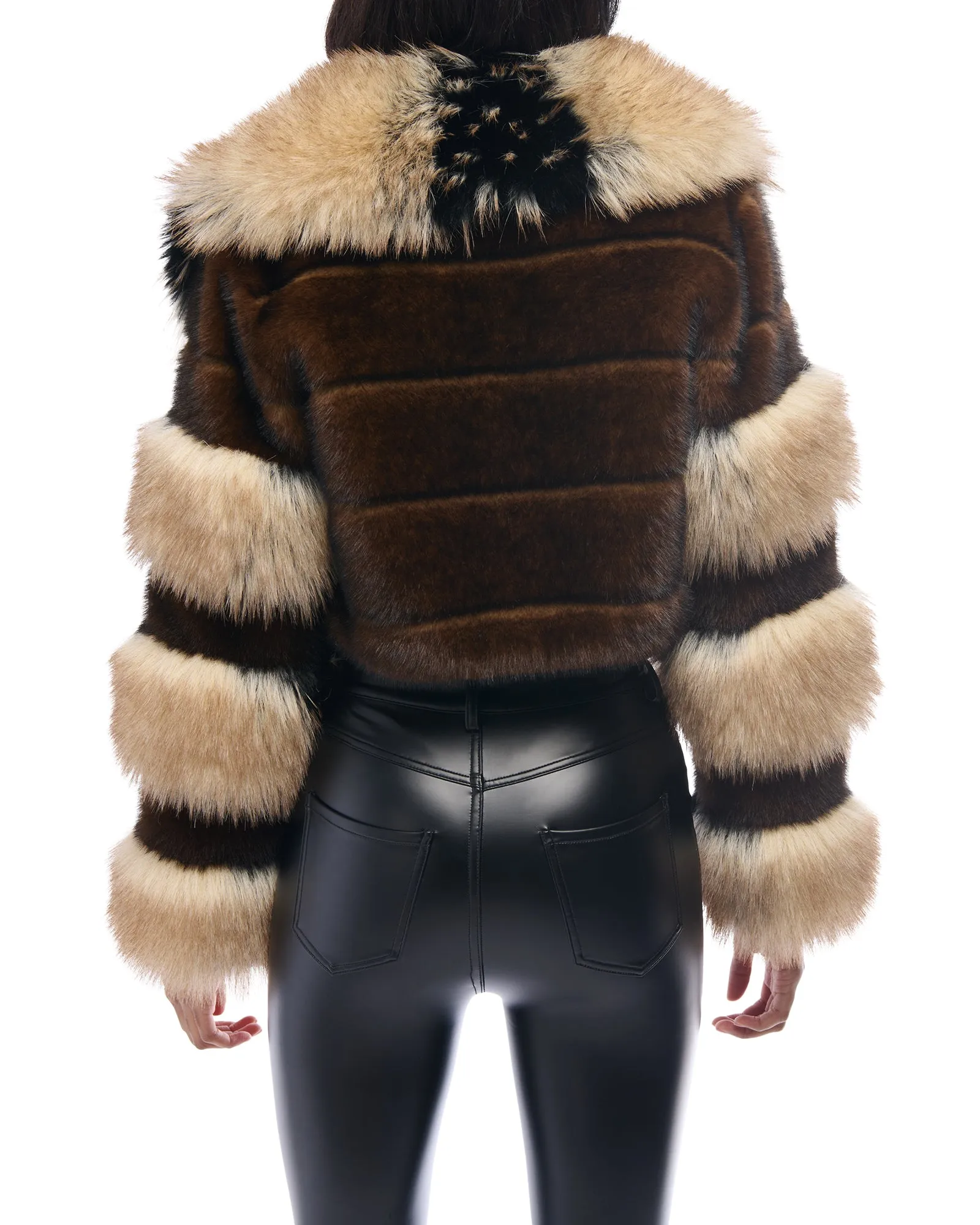 PORTIA-FUR FAUX FUR JACKET