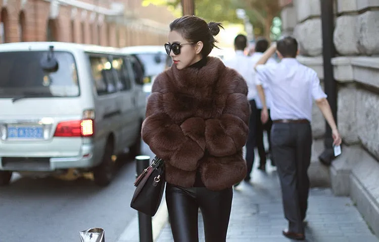 "The Blogger" Faux Fur Coat