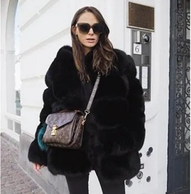 "The Blogger" Faux Fur Coat