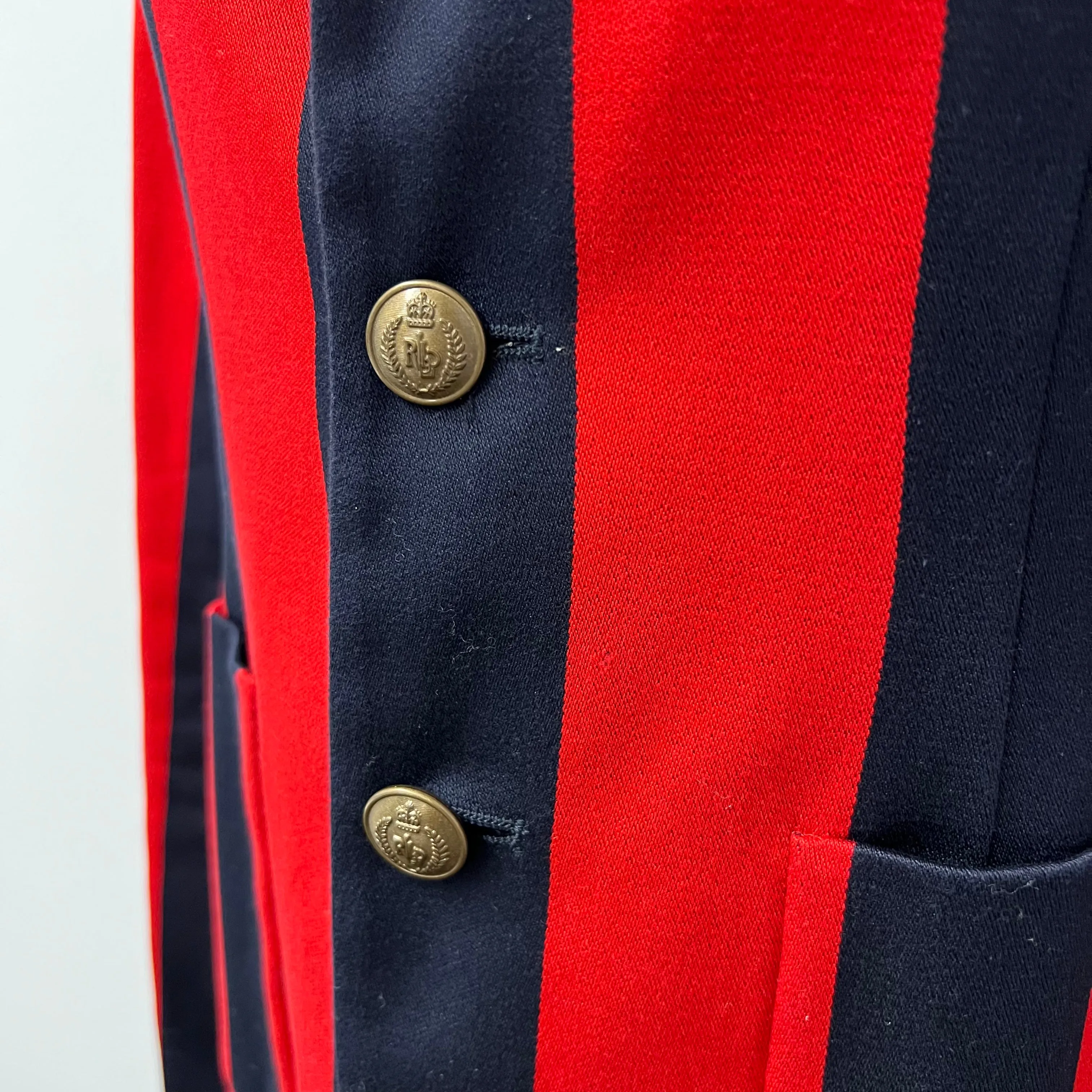 Ralph Lauren - Red and Navy Striped Blazer