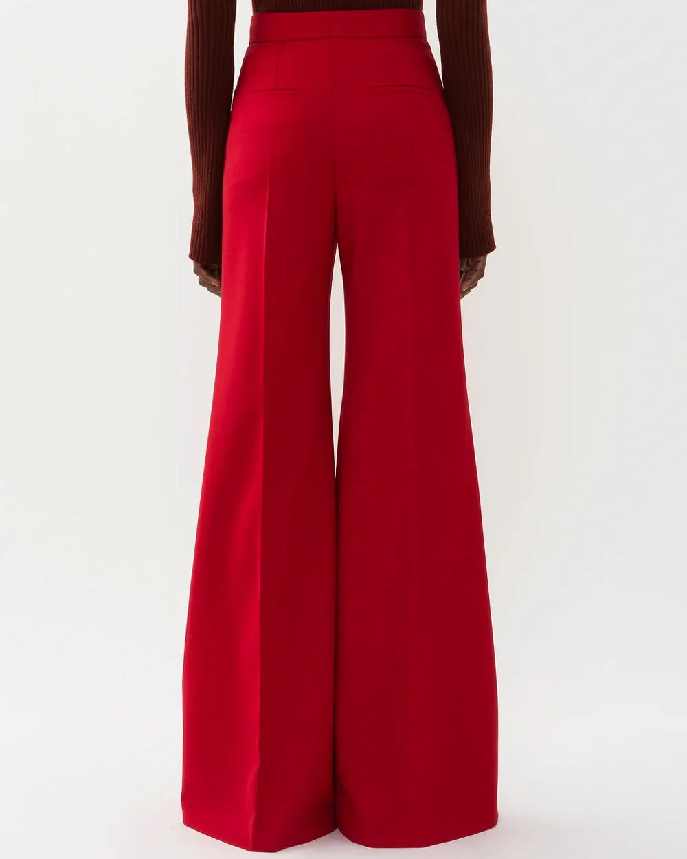 Red Crush Flared Trouser