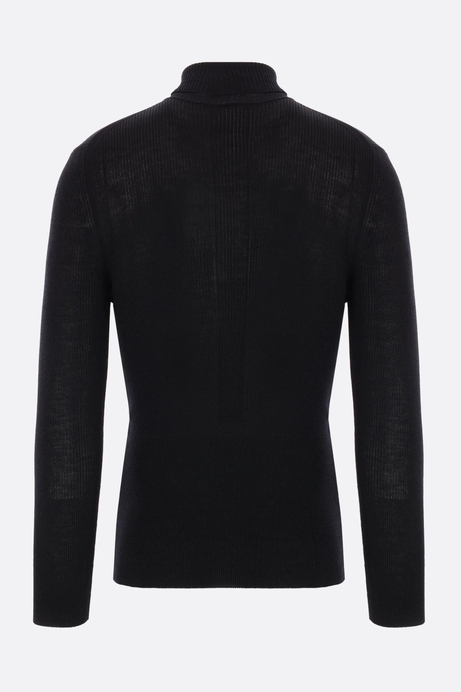 ribbed wool turtleneck