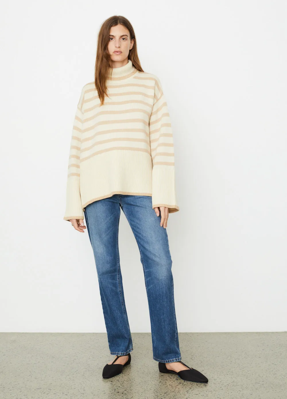 Signature Stripe Turtleneck