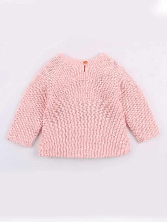 Stylish Solid Color Knitted Sweater