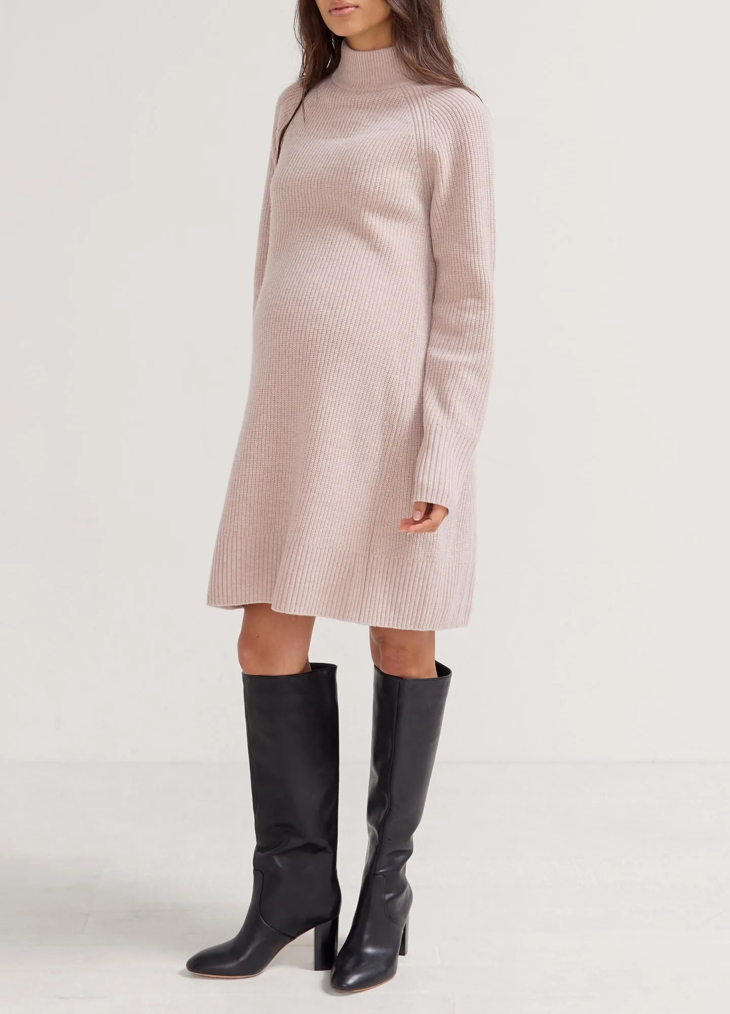 The Irina Shaker Mini Sweater Dress