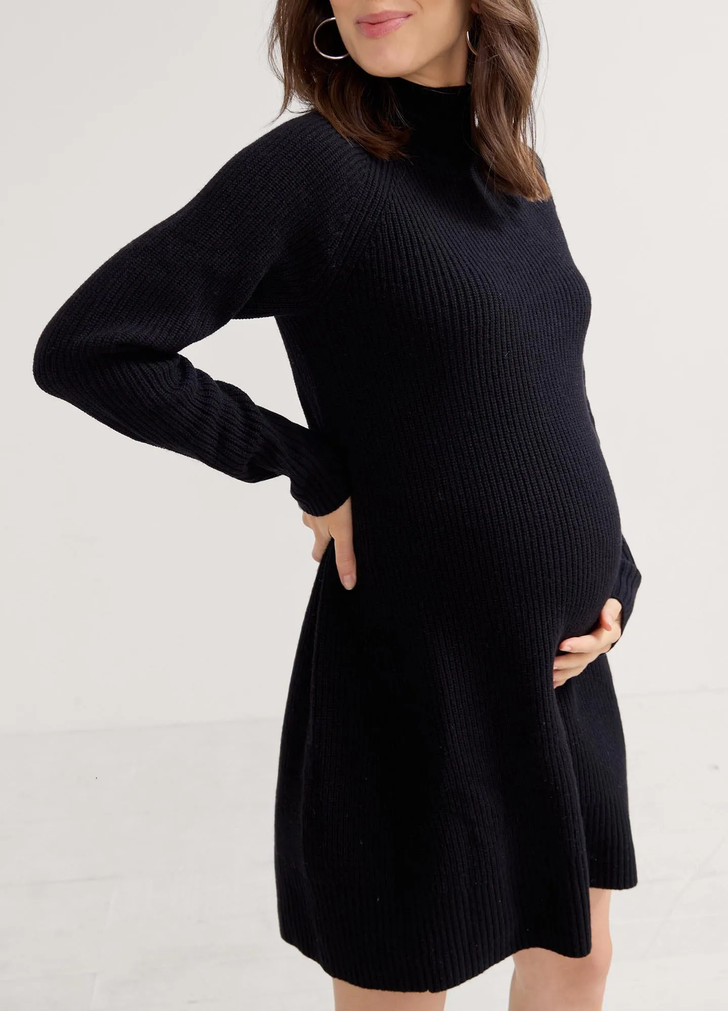 The Irina Shaker Mini Sweater Dress