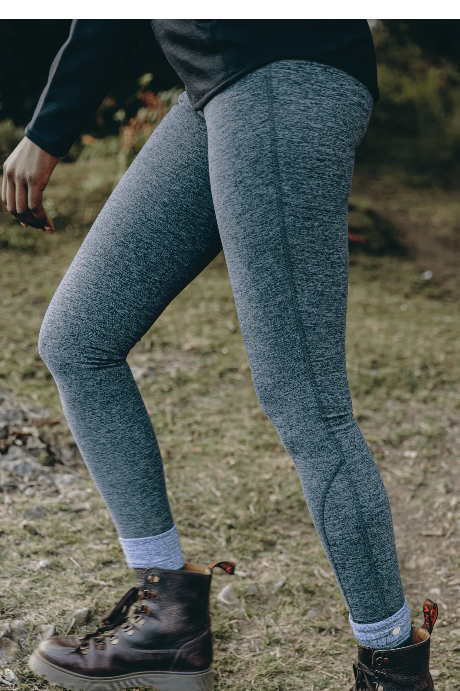 Thermal Outdoor Leggings - Charcoal