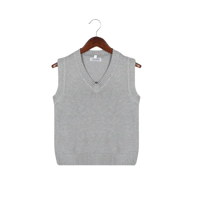 Timeless V-Neck Knitted Sleeveless Vest