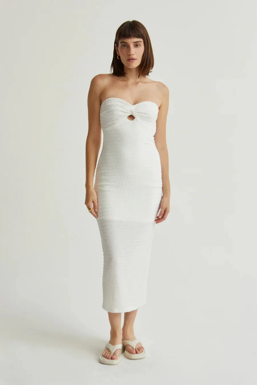 Vania Body Con Midi Dress