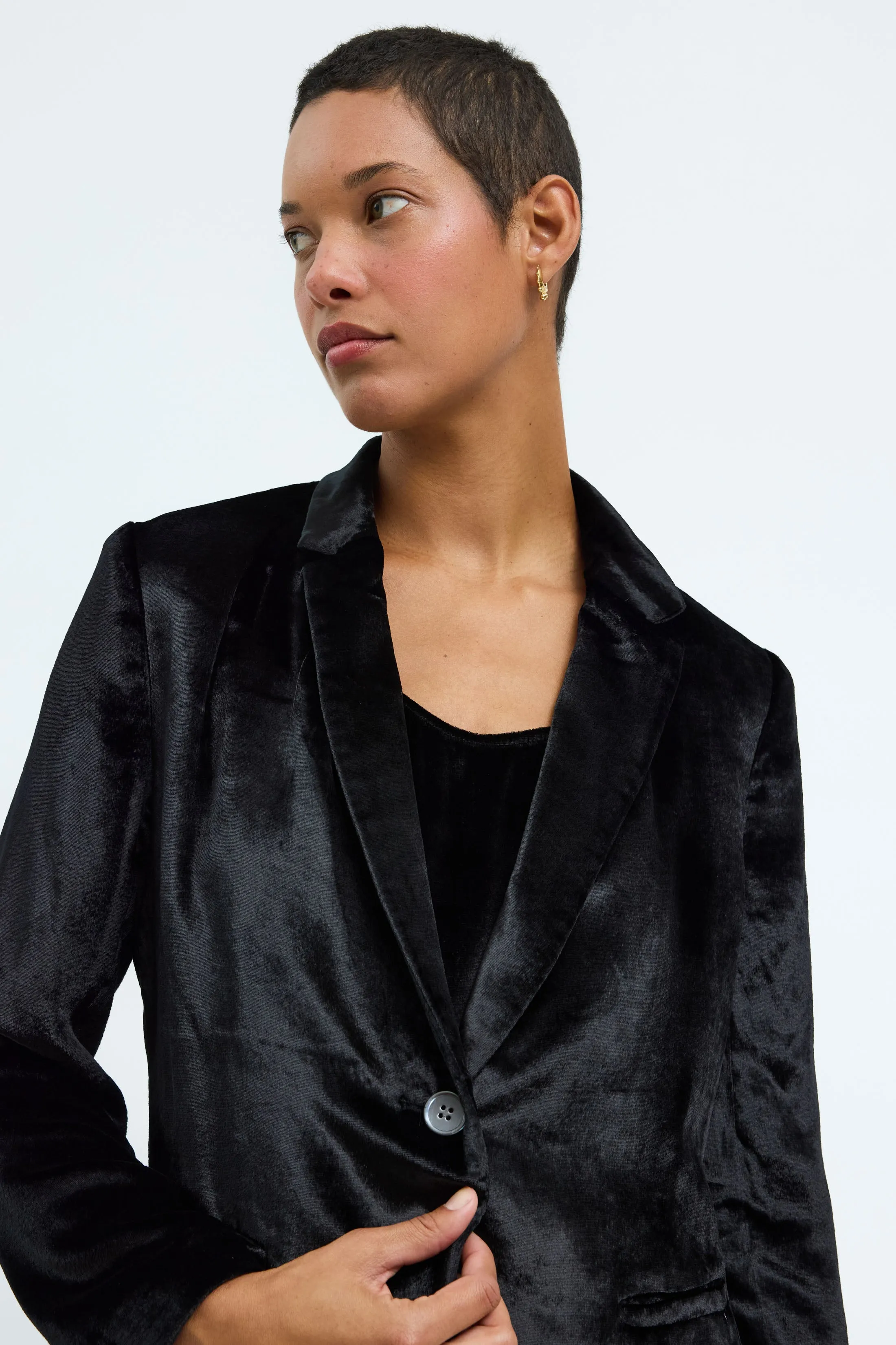 Velvet Black Lia Blazer