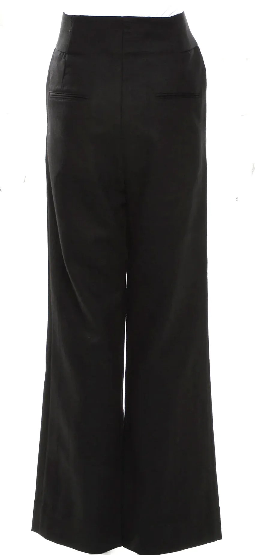 Viden. Tokotaelo. Black Wool Wide Leg Pants