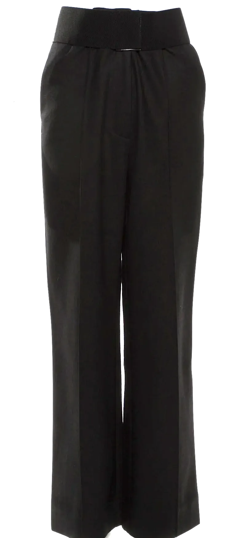 Viden. Tokotaelo. Black Wool Wide Leg Pants