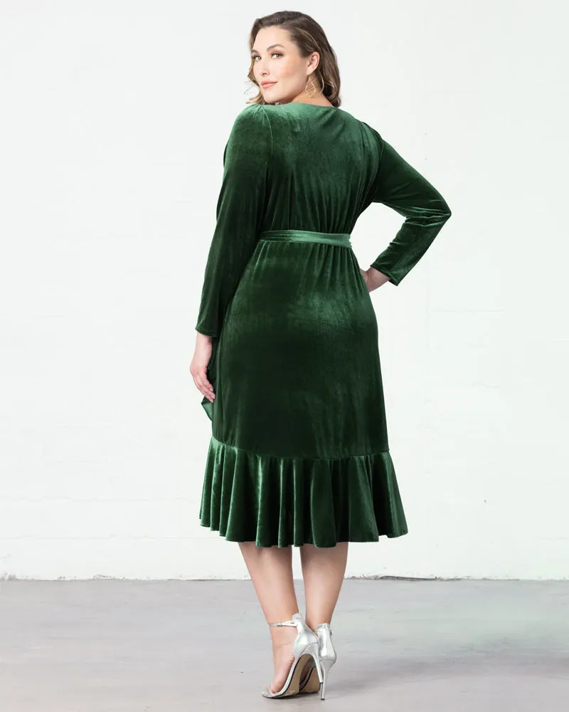 Viola Velvet Wrap Dress - Sale!