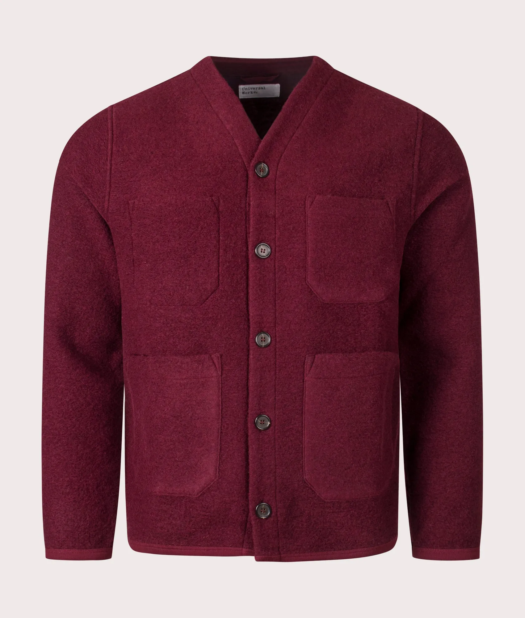 Wool Fleece Cardigan